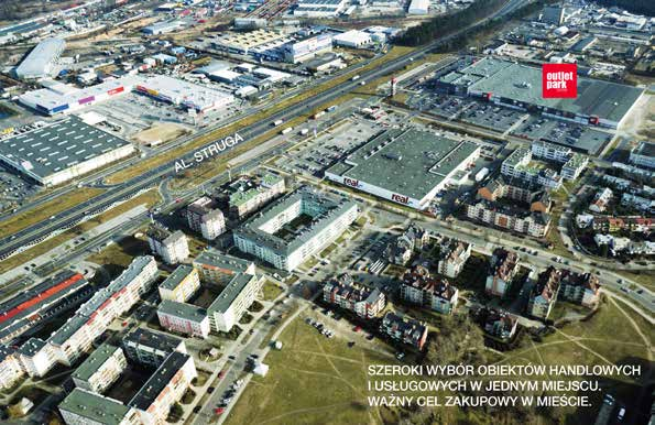 Lokalizacja i otoczenie / Location and surroundings Gryfińska Castorama Carrefour Kaufland Leroy Merlin Pomorska Al. Struga (wspomagająca) Al.