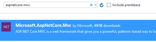 MVC Dodajemy middleware (NuGet) Dodajemy do konfiguracji app.