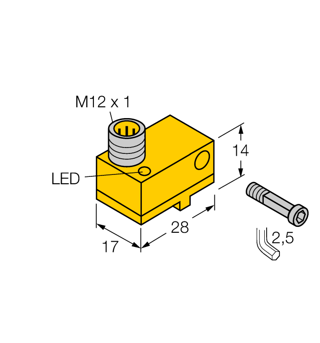 ATEX kategoria II 2 G, strefa Ex 1 ATEX kategoria II 1 D, strefa Ex 20 SIL2 zgodny z IEC 61508 Tworzywo sztuczne PA12-GF30 Czujnik magneto-indukcyjny 2-przewodowy DC, nom. 8.