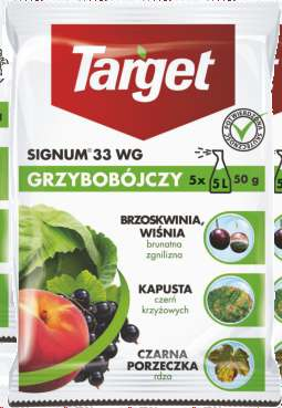 Okres karencji: pomidor, truskawka, malina - 3 dni Substancja czynna: piraklostrobina (substancja z grupy strobiluryn), boskalid (substancja z grupy anilidów) roślina choroba dawka/stężenie cebula