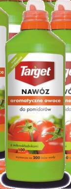 Nawóz w płynie AROMATYCZNE OWOCE do pomidorów z mikroskładnikami Nawóz "AROMATYCZNE OWOCE" do pomidorów jest nawozem WE typu NPK, który zawiera podstawowe składniki pokarmowe: azot, fosfor, potas