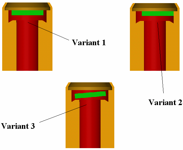 14 2.1. Scope of CFD analysis The purpose of the CFD analysis was to determine the influence of non-return valve closing element position on air flow.