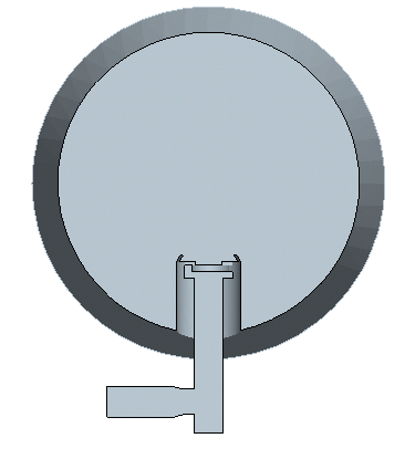 Due to complex CAD models geometry near the non-return valve, it was decided to generate meshes made from tetrahedral cells.