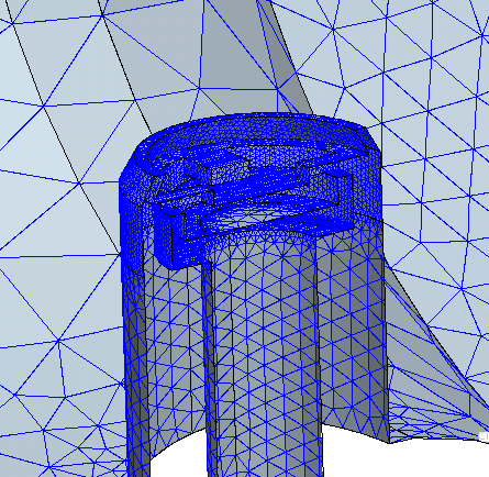 16 turbulence model. Next the preprocessor data and meshes were exported to CFX-Solver where calculation was done. Fig. 5a.