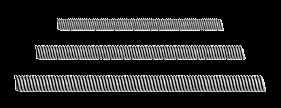 Pręty gwintowane, wieszaki Gripple Threaded rods, Gripple hangers Pręt gwintowany ocynkowany Threaded rod (galvanized steel) Pręt gwintowany ze stali