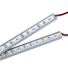 LISTWY SZTYWNE SMD3528 LS-3528W48 190 lm LS3528WW48 160 lm LS-3528R48 5mm białe PCB FR4 1,6mm 50cm Czerwon y 3,8 W 50 lm LS-3528G48 Zielony 100 lm LS-3528B48 Niebieski 30 lm LS-3528Y48 Żółty 50 lm