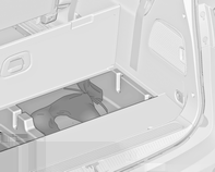Schowki w podłodze W wersji bez trzeciego rzędu foteli pod osłoną podłogową znajdują się schowki. W celu otwarcia unieść osłonę.