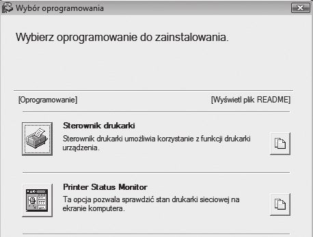 2 USTAWIENIA W ŚRODOWISKU WINDOWS W tej części znajduje się opis instalacji oprogramowania i ustawień w umożliwiających korzystanie z funkcji drukarki i skanera urządzenia w komputerach pracujących w