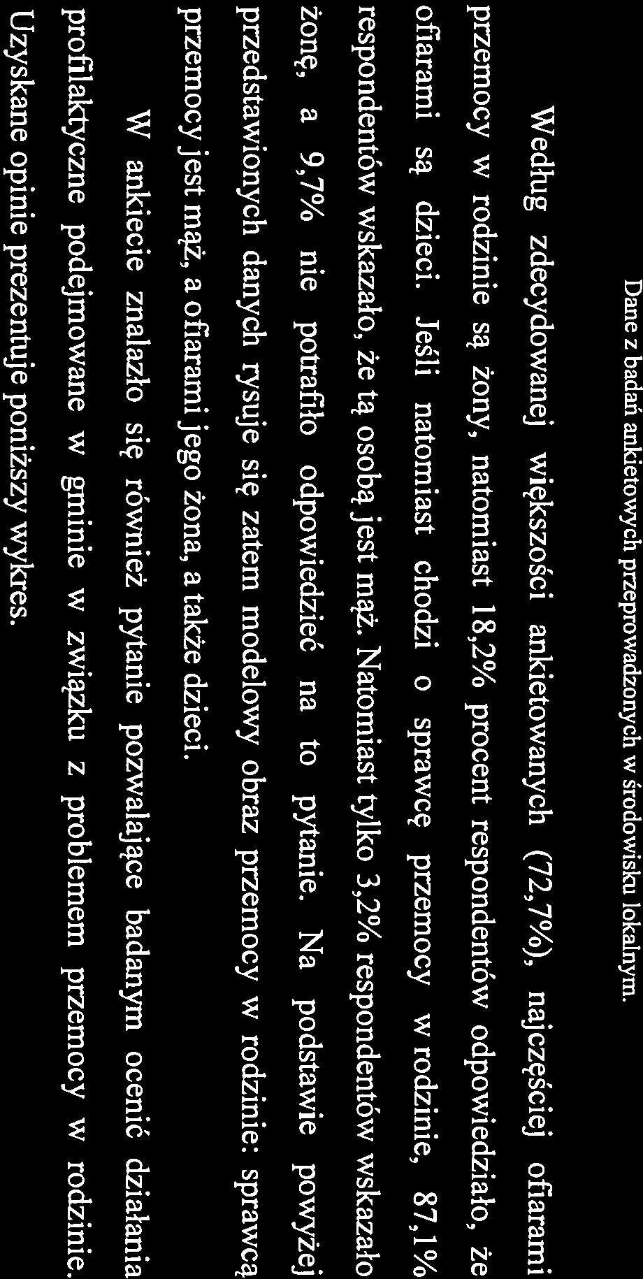 Gminny Program Przeciwdziałania Przemocy w Rodzinie oraz Ochrony Opar Przemocy w Rodzinie Gminy Konstancin-Jeziorna na lata 20 14-2020 Wykres 4.