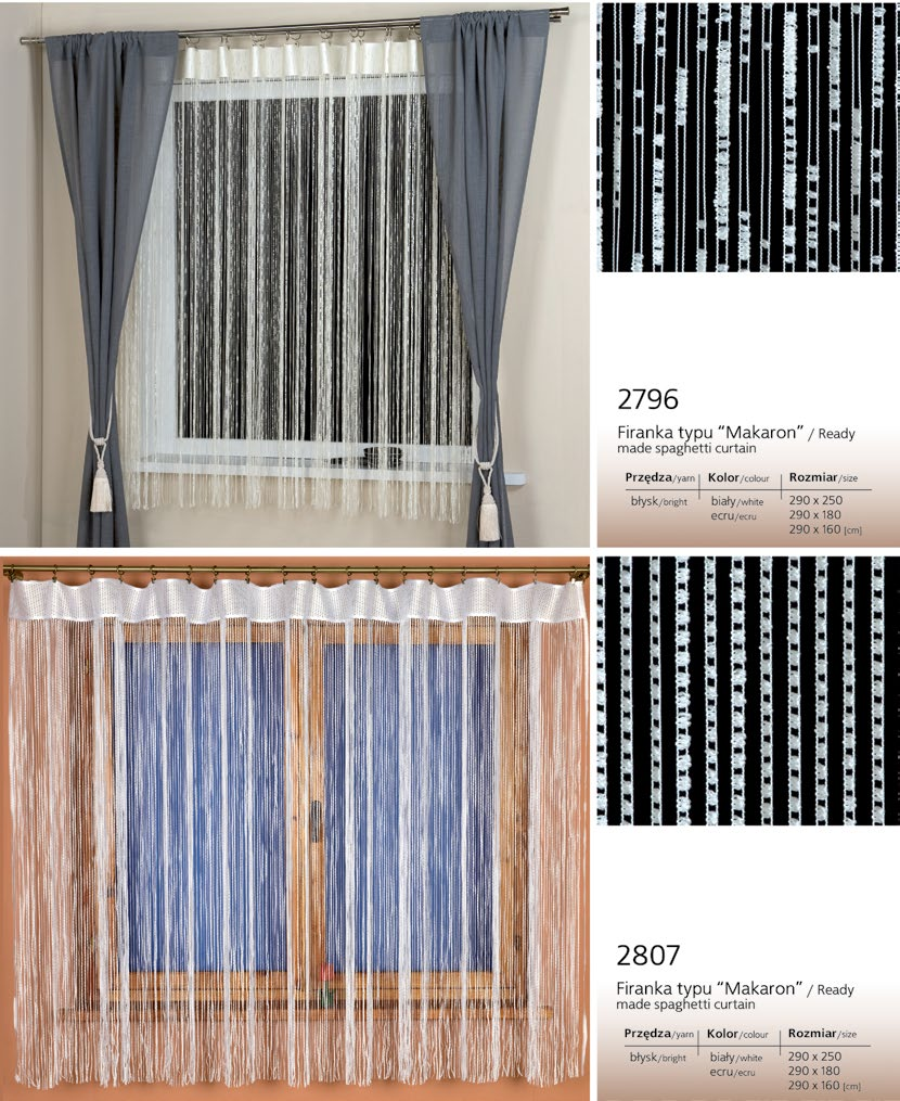 made curtains FIRANKI TYPU