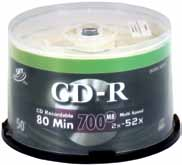 15,80 +VAT 01.090.0038 CD-R 700 MB 52x cake 50 szt.