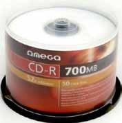 0029 CD-R 700 MB 52x extra protection cake 50 szt. 43,90 +VAT 01.090.0030 CD-RW 700 MB 12x colour slim case 5 szt.