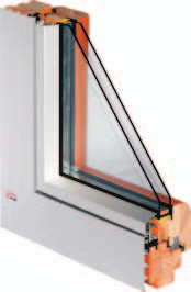 Okna drewniano-aluminiowe System profili o głębokości konstrukcji drewnianej 65, 75, 92 mm powiększony