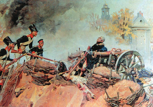 Znaczna część wojsk przekroczyła granicę z Austrią lub Prusami. Po niespełna roku powstanie listopadowe zakończyło się klęską.