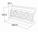 nazwa Cena netto Dw01 KAFEL ŚRODKOWY 220 x 220 x 50 50.