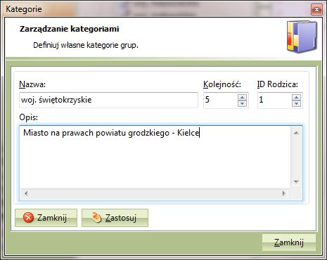 ROZDZIAŁ 6. NARZĘDZIA 39 były wspólne dla wszystkich modułów, to wystarczy zaznaczyć odpowiednią opcję w ustawieniach zaawansowanych, patrz rozdział 8.