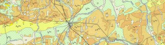 Rys. 2. Mapa Geologiczna Polski w skali 1 : 200 000 gzb P glina zwałowa zlodowacenie północnopolskie; fg B Pm piaski i żwiry sandrowe; 6.2. Warunki wodne Warunki wodne należy uznać za korzystne.