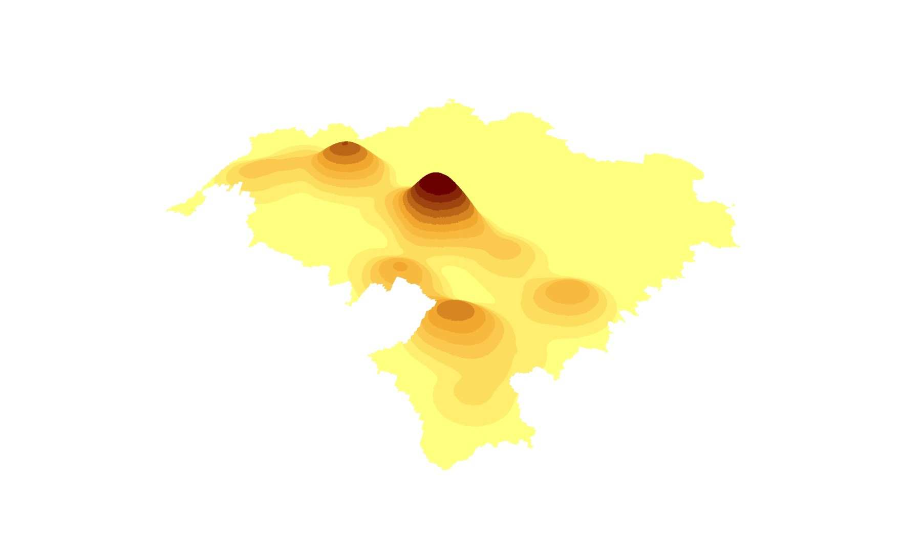 ANALIZA GĘSTOŚCI ZASOBÓW SUROWCÓW SKALNYCH ANALYSIS OF ROCK MINERAL RESOURCES DENSITY Rys.