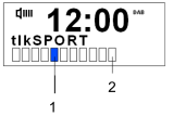 Jak obsługiwać urządzenie Wybieranie zaprogramowanych stacji - Nacisnać przycisk PRESET 1 5. Nacisnąć i przytrzymać przycisk SHIFT 7 i przycisk PRESET, nastąpi przełączenie do PRESET 6 10.