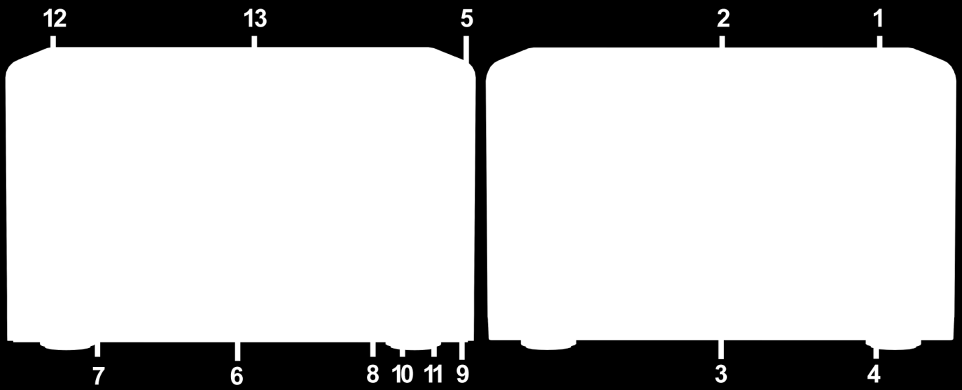 2) Wskaźniki LED Panel przedni Diody wskaźników pokazują stan systemu i wewnętrznego dysku. Aby uzyskać więcej informacji, patrz Dodatek B: Tabela wskaźników LED" na stronie 22.