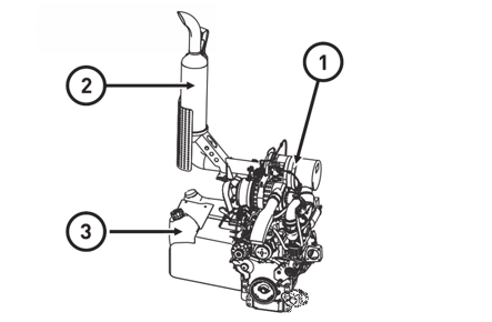UKŁAD DODATKOWEGO OCZYSZCZANIA SPALIN Ciągnik jest wyposażony w silnik spełniający limity emisyjne STAGE IV i TIER 4f.