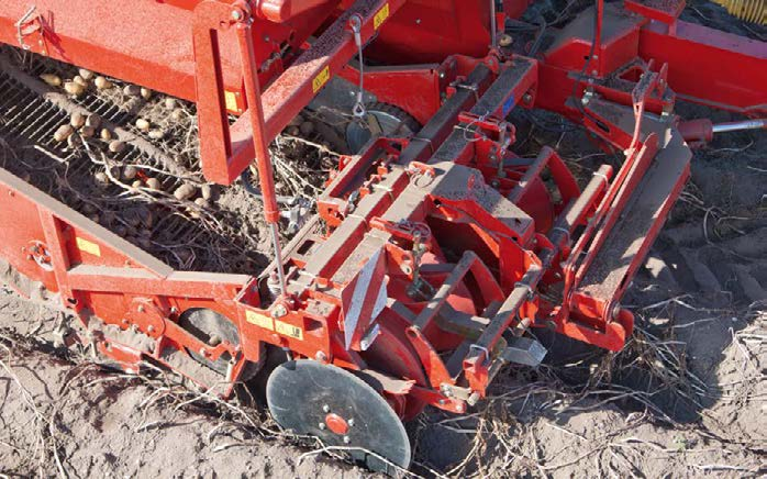 Stały nacisk na redlinę i głębokość wyorywania TerraControl TerraControl, dzięki stałemu naciskowi,