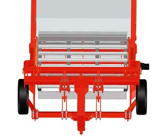 Trzywałkowy zgarniacz umożliwia wysoką przepustowość podczas zbioru.