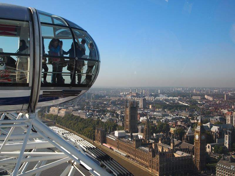 Najwięcej emocji wzbudziła jednak przejażdżka słynnym London Eye, na którą