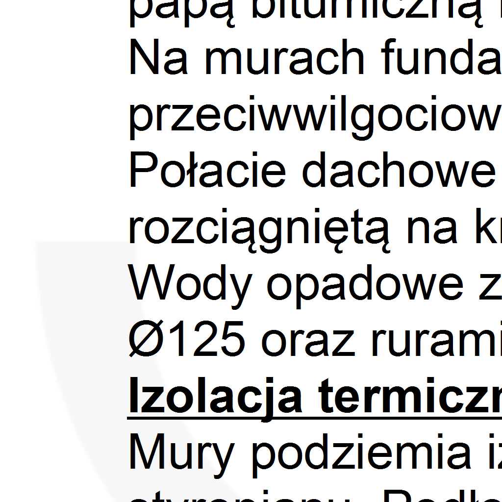 Funkcjonalnie każdy budynek podzielono na dwa lokale