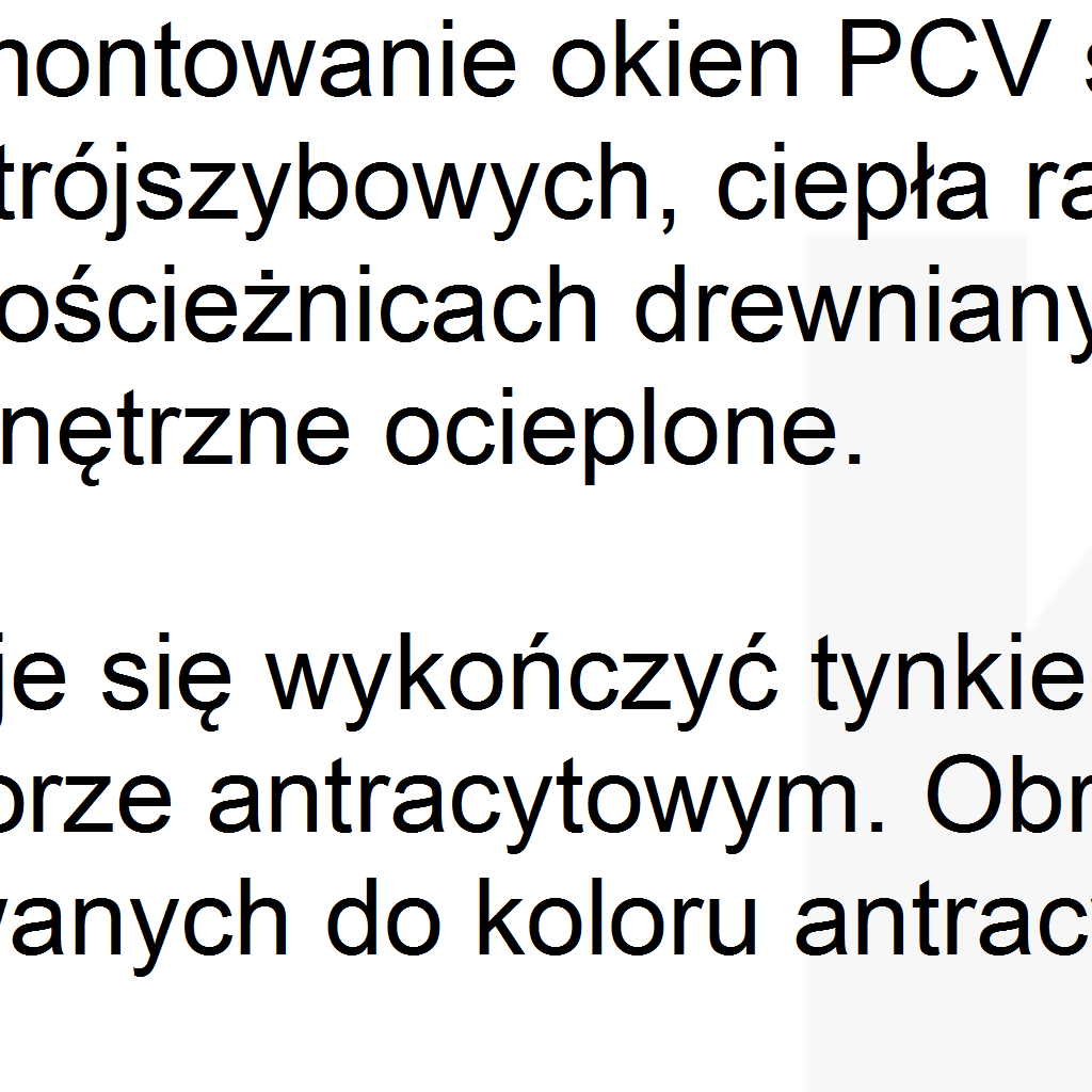 Wewnątrz ściany wykończyć gładzią gipsową