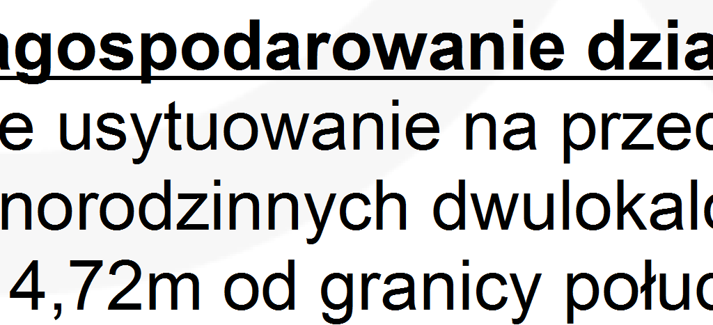 Teren utwardzony dla wjazdu na działkę