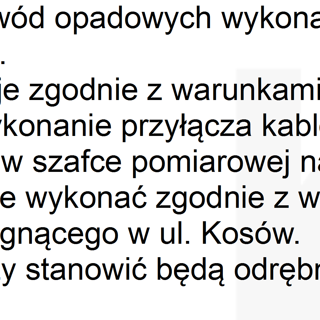 Na działkę planuje się dwa zjazdy z