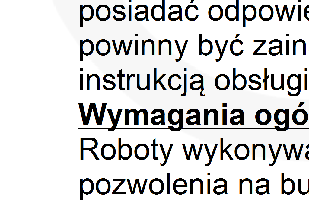 bezpieczeństwa i higieny pracy przy