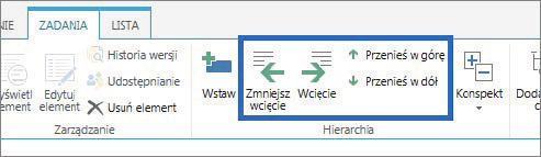 Dodawanie szczegółów dotyczących zadania 1. Kliknij wielokropek ( ) obok zadania, kliknij wielokropek ( ) w wyświetlonym polu, a następnie wybierz pozycję Edytuj element.