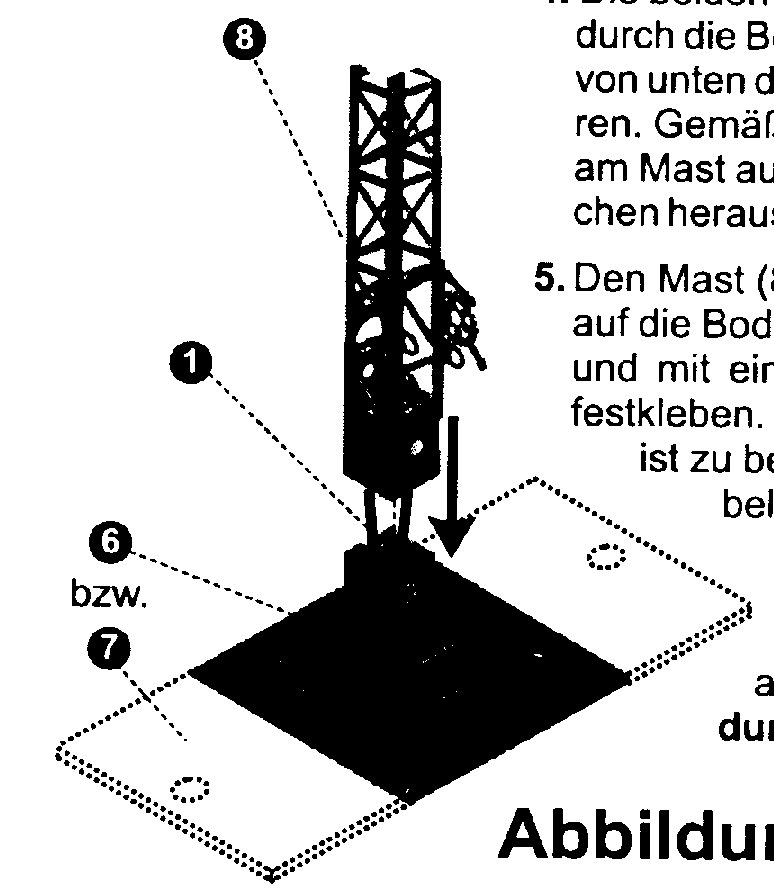 dolnej, nie zawierającej środkowej imitacji łebka śruby u podnóża, jak również przepustu izolowanego drutu nastawczego.