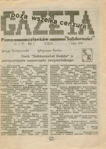 Nr 1. - 26.04.1981 cz. 1 Nr 2. - 26.04.1981 cz. 2 Nr 3. - 27.04.1981 Nr 4. - 29.04.81 (a4) (I Zjazd Delegatów w Świdniku 25-26-27.