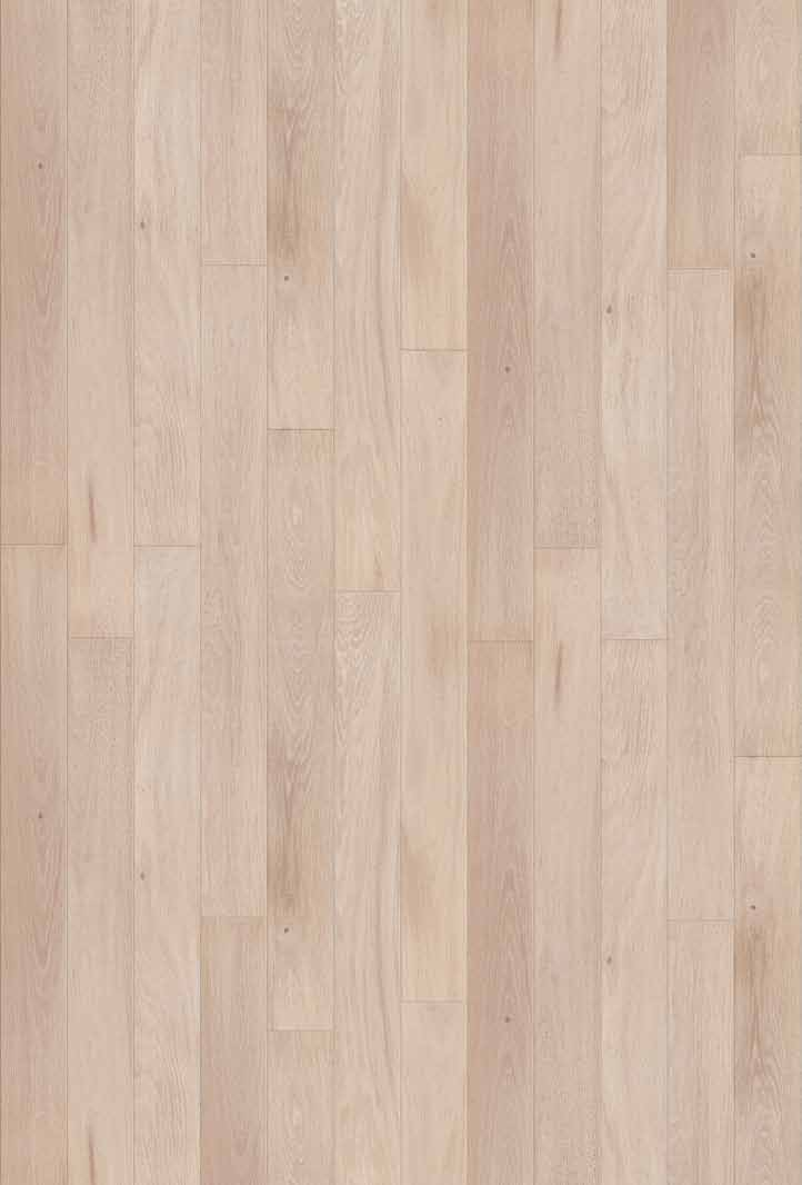 The floor owes its original appearance to the brushing and bevelling processes which give it a slightly aged character.