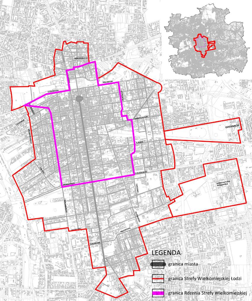 Łódź: 293,2 km², 701 tys. Paryż: 105,4 km², 2,2 mln.