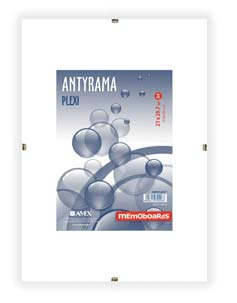 58,70 72,20 ANTYRAMA SZKLANA MEMOBOARDS Szlifowane szkło o grubości 2 mm; twarda płyta HDF o grubości 3 mm zapobiega   030599 a 21 x 29,7 cm 7,12 8,76 030602 a 29 x 42 cm 12,31