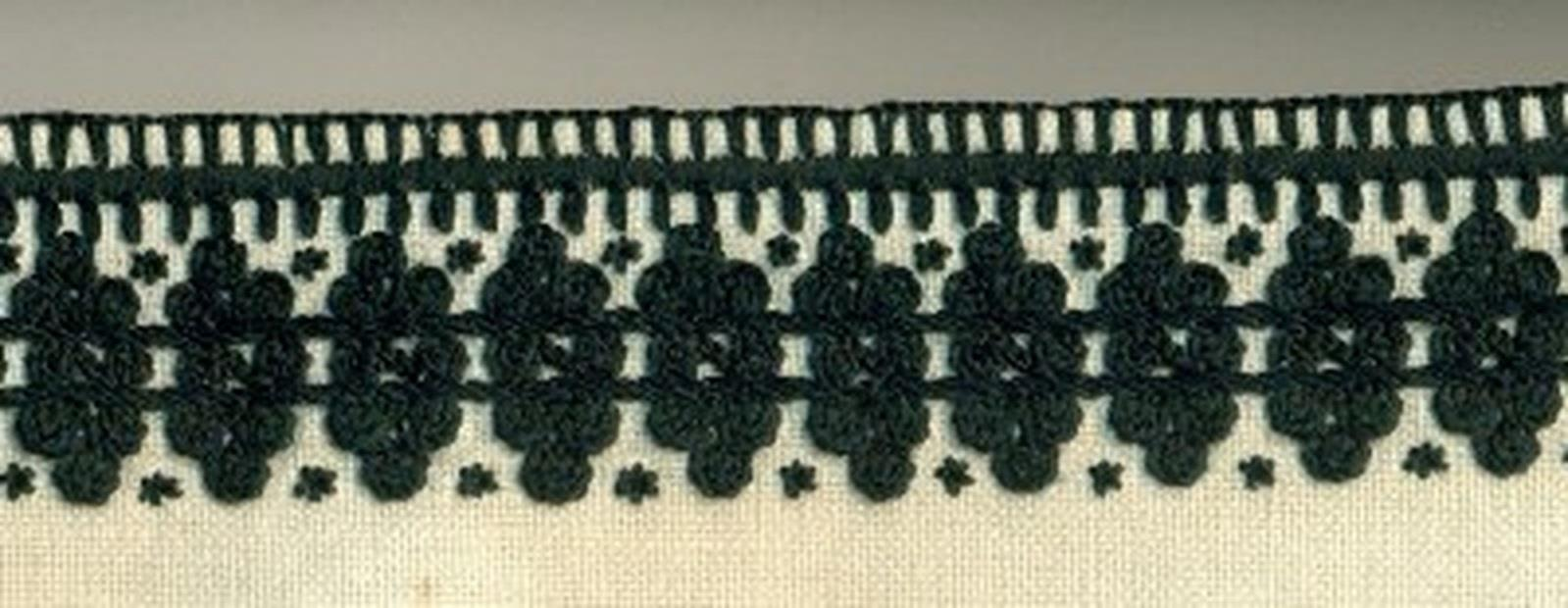 Szlaki haftu w strojach krzczonowskich układały się w formie poziomych pasów umieszczonych równolegle do zdobionej krawędzi.