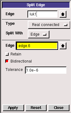 2 Operation Toolpad > Geometry Command Button > Edge Command Button > Split Edge Powierzchnię wirnik naleŝy teraz odjąć od powierzchni dyfuzor pozostawiając ją jednocześnie do dalszego opracowania