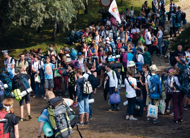 ŚDM w centrum macierz polonii w Woli Więcławskiej.