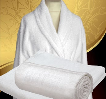 Towels, bath mats, bathrobes Our offer