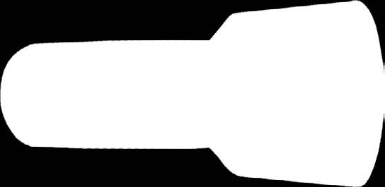 ..I L1 21 25,5 L2 8 9 10 d1 2,3 3,1 4 Wymiary [mm] d2 3,3 4,1 5,4 D1 9,8 10 12,5 D2 5,3 6 7,6 L3 7 7,5 Pokrycie