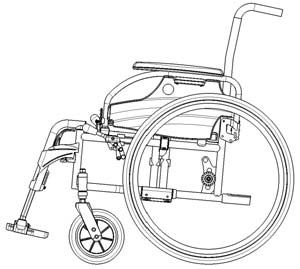 7. W pierwszej kolejności zamontuj pasy mocujące z przodu wózka zgodnie z instrukcją producenta systemu mocującego we wskazane miejsce.