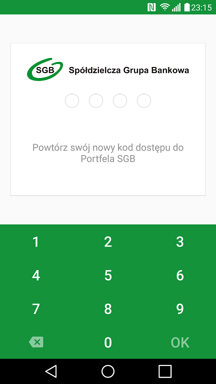 Aplikacja mobilna Portfel SGB