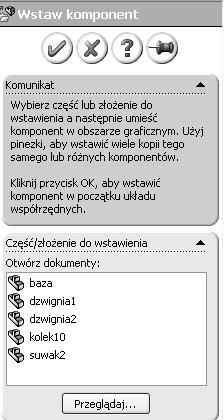 zespołu wg parametrów