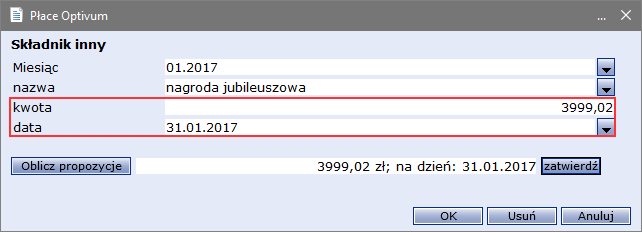 Aby wypłacić pracownikowi nagrodę jubileuszową, skieruj ją na listę płac.