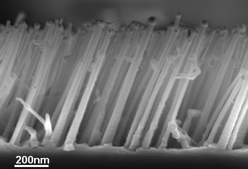 Załącznik 2a Autoreferat Piotr Wojnar 4 Zainteresowanie nanodrutami związane jest z wieloma ich możliwymi zastosowaniami w elektronice [1,2], fotonice [3,4], fotowoltaice [5], a także w sensorach