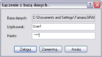 Łączenie z bazą danych Multi-user oraz tworzenie nowego obszaru roboczego